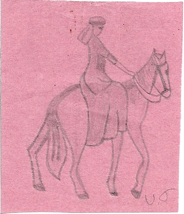 vieux-dessins-femme-cheval