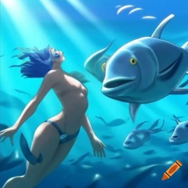 IA-nageuse-poisson-001