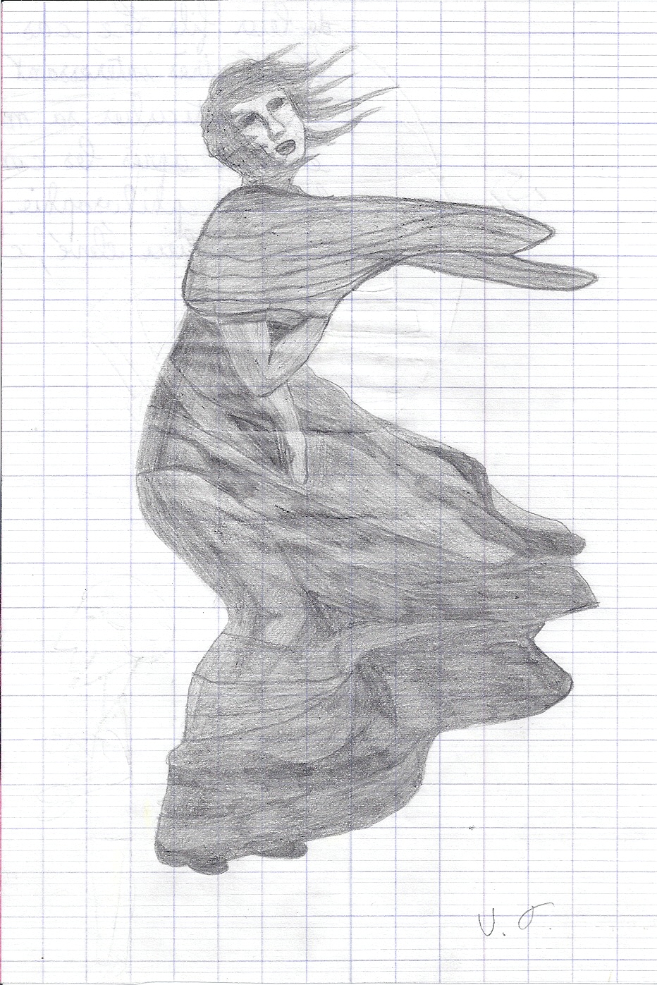 vieux-dessins-femme-vent