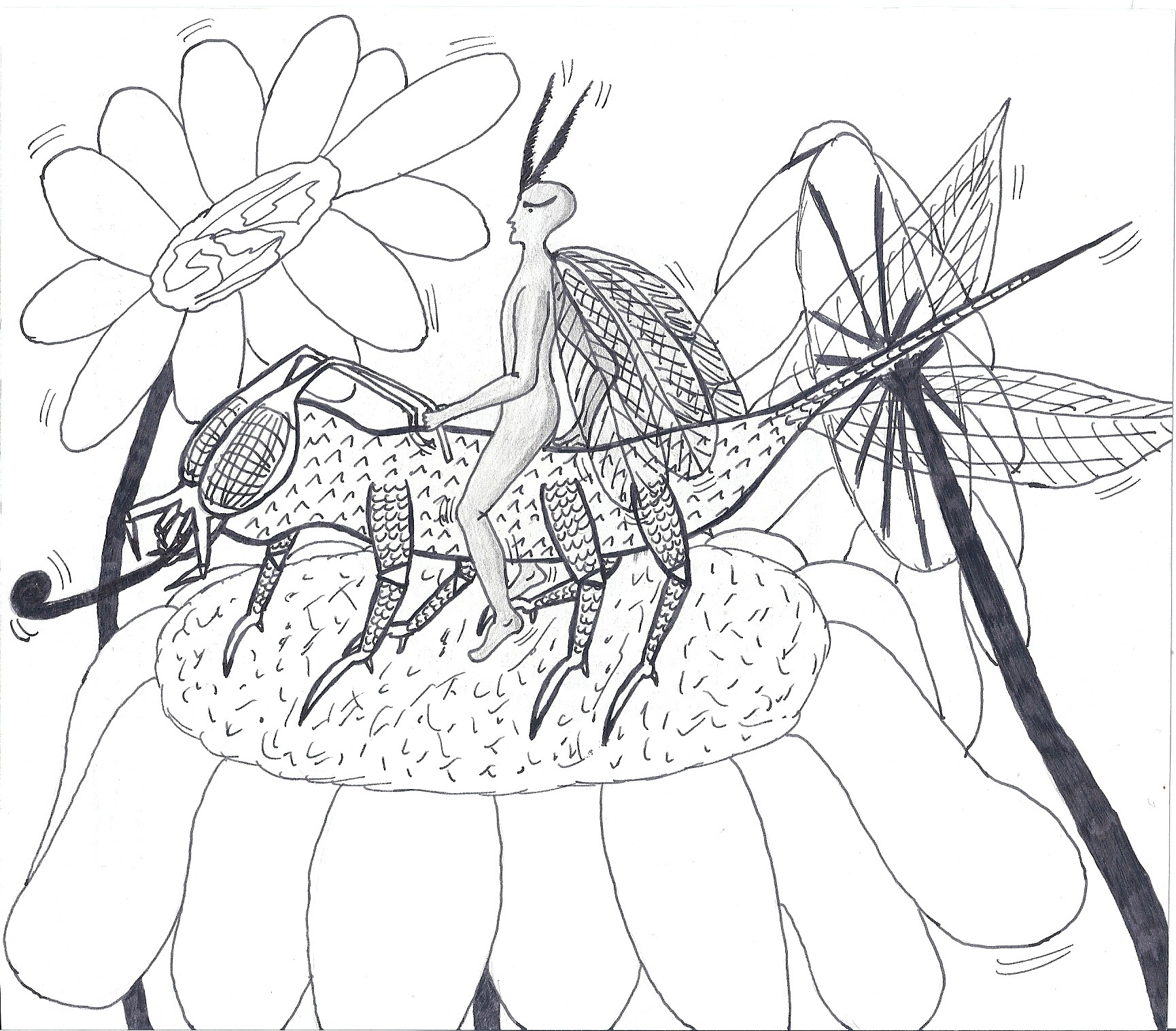 vieux-dessins-personnage-insecte