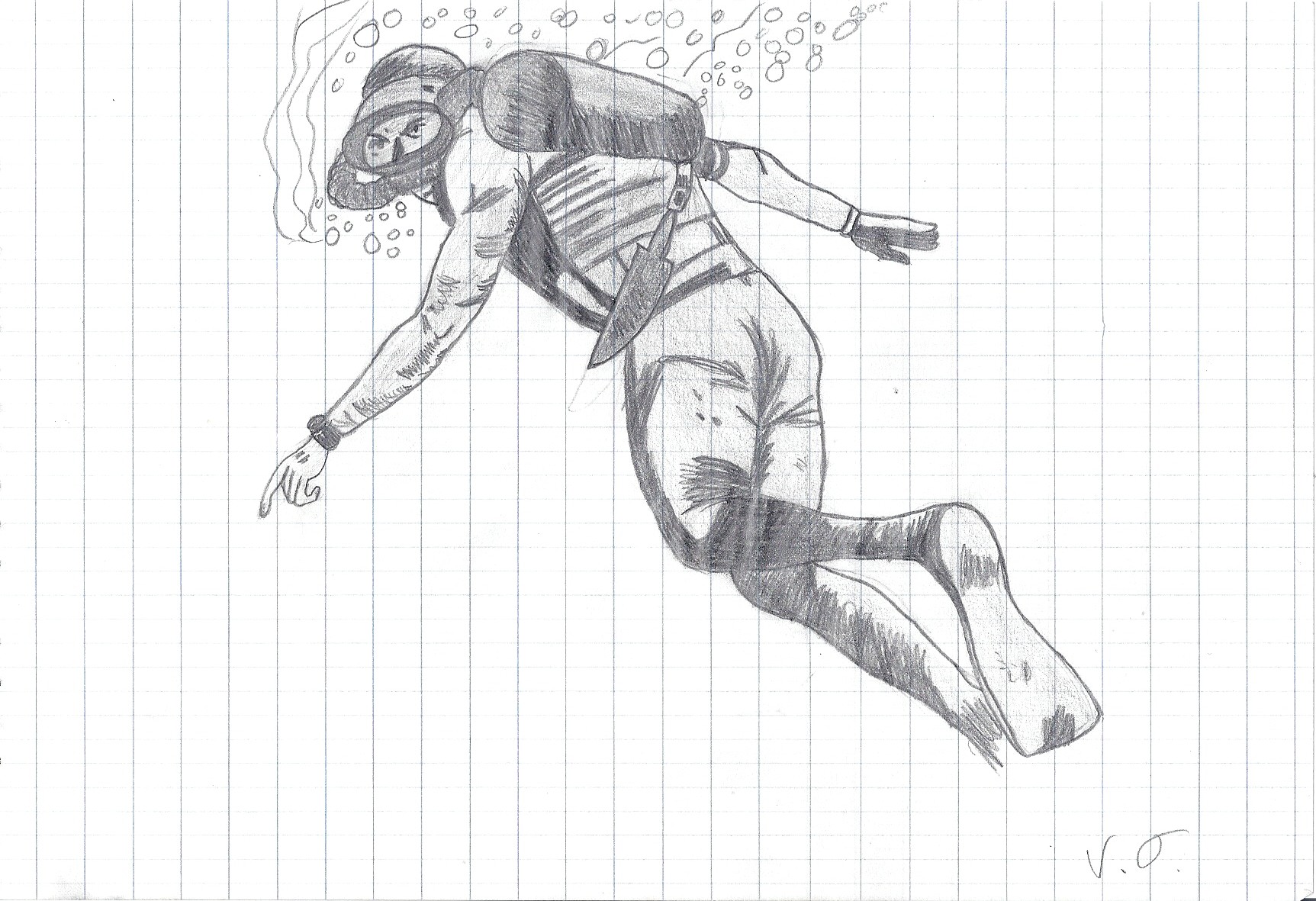 vieux-dessins-plongeur